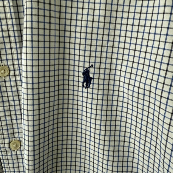 Ralph Lauren Men's Blue Checkered Shirt - Picture 2 of 9